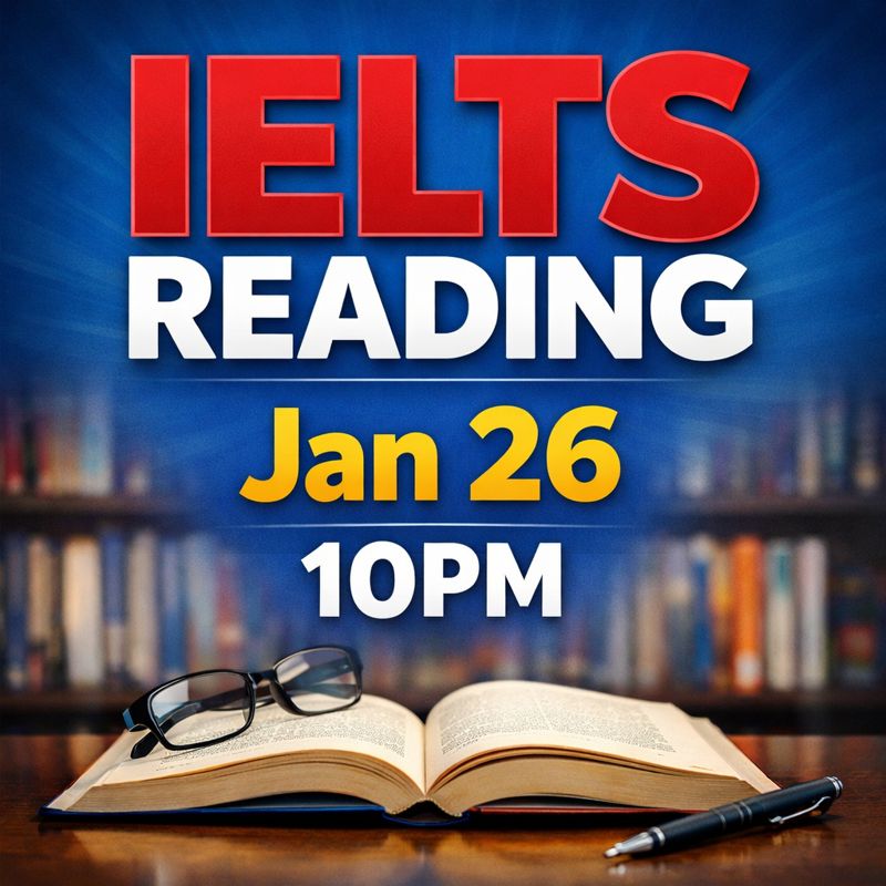 IELTS Reading Jan26 10PM