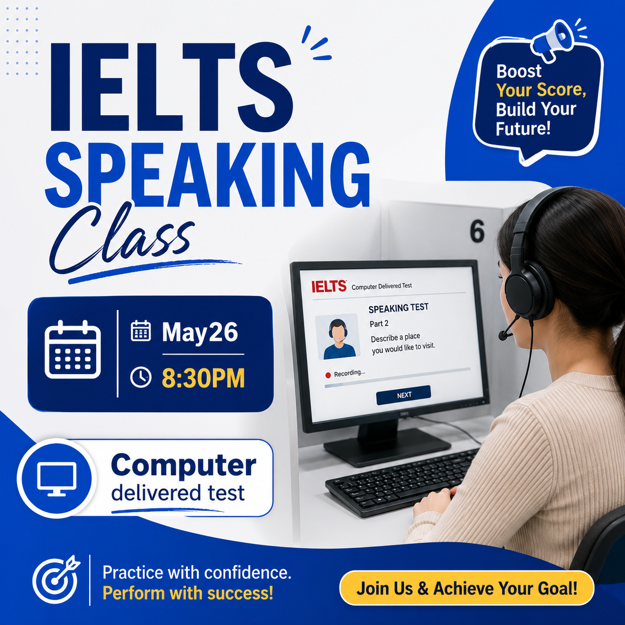 IELTS Speaking Class May26 8:30PM
