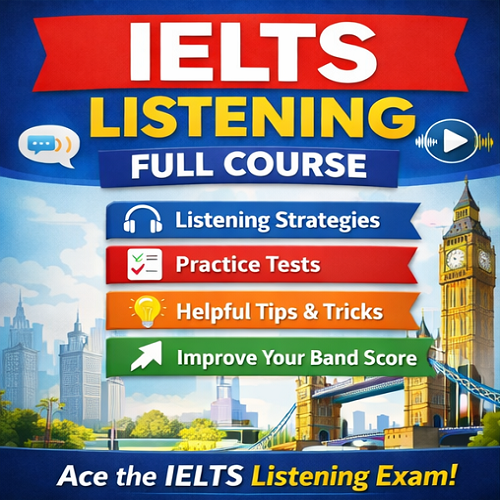 IELTS Listening full course Jan26 8:30PM